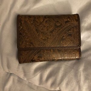 Small brown wallet